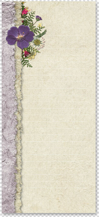 Purple Geranium Notepad Image   Pansy  HD Png DownloadTransparent PNG