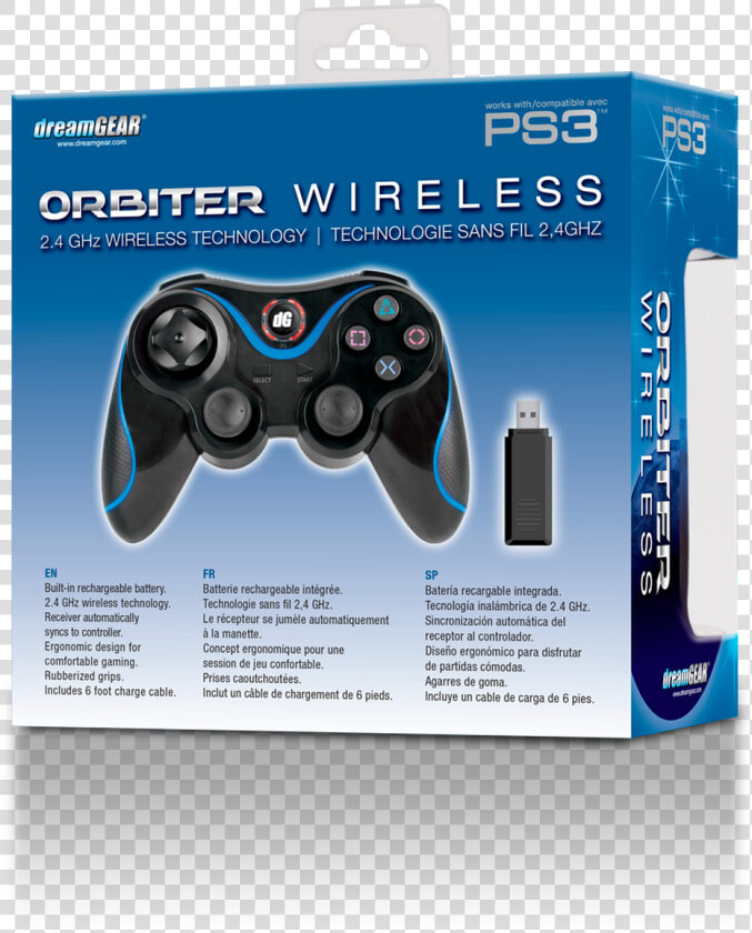 Control Ps3 Orbiter Wireless Dreamgear  HD Png DownloadTransparent PNG