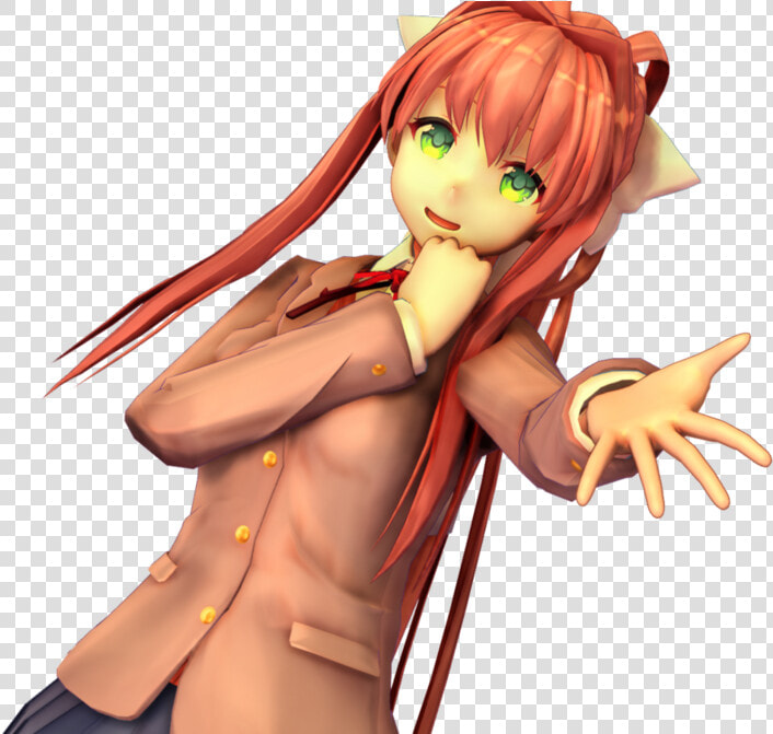 Monika Png Normal   Cartoon  Transparent PngTransparent PNG