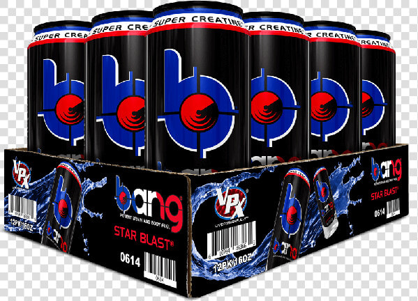Bang Star Blast Energy Drink 16 Oz Cans   Bang Energy Drink  HD Png DownloadTransparent PNG