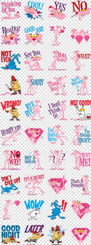 Pink Panther   Baby Pink Panther Sticker  HD Png DownloadTransparent PNG