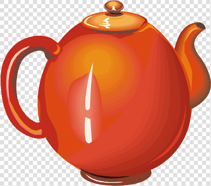 Teapot Transparent Clipart Png   Png Download   Orange Tea Pot Png  Png DownloadTransparent PNG