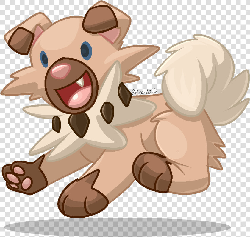 Rockruff Doodle   Cartoon  HD Png DownloadTransparent PNG