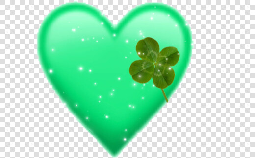  greenheart  heart  heartcrown  green  stpatricksday   Heart  HD Png DownloadTransparent PNG