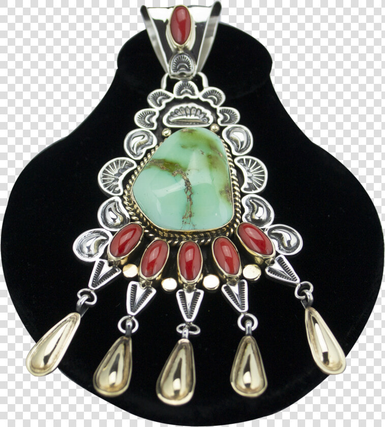 Gilbert Tom 14k Gold And Turquoise Set   Pendant  HD Png DownloadTransparent PNG