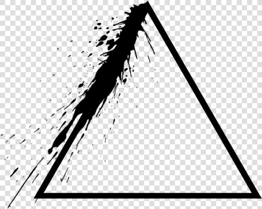  splash  black  paint  splatter  border  triangleart   Ink Triangle Splatter Png  Transparent PngTransparent PNG