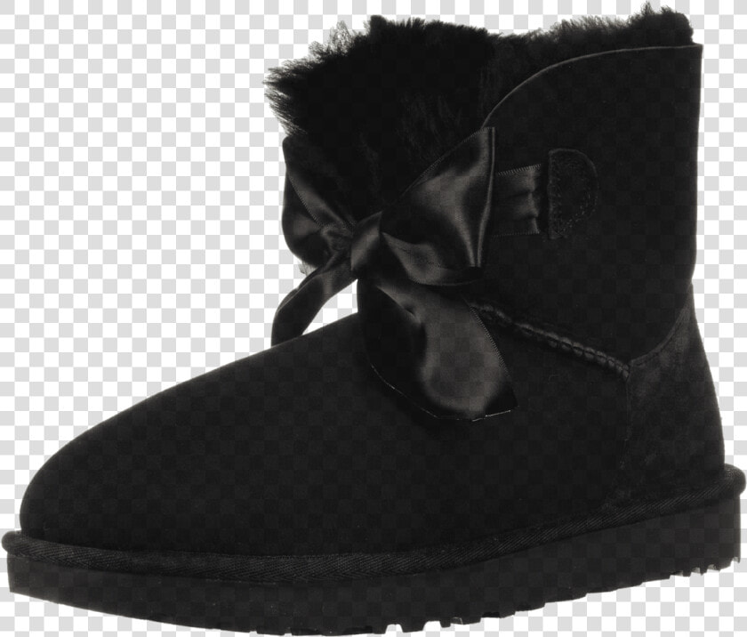 Ugg Gita Bow Mini Black Boots   Ugg Boots Schwarz Schleife  HD Png DownloadTransparent PNG
