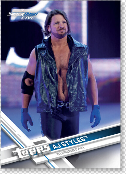 Aj Styles 2017 Topps Wwe Base Cards Poster   Singing  HD Png DownloadTransparent PNG