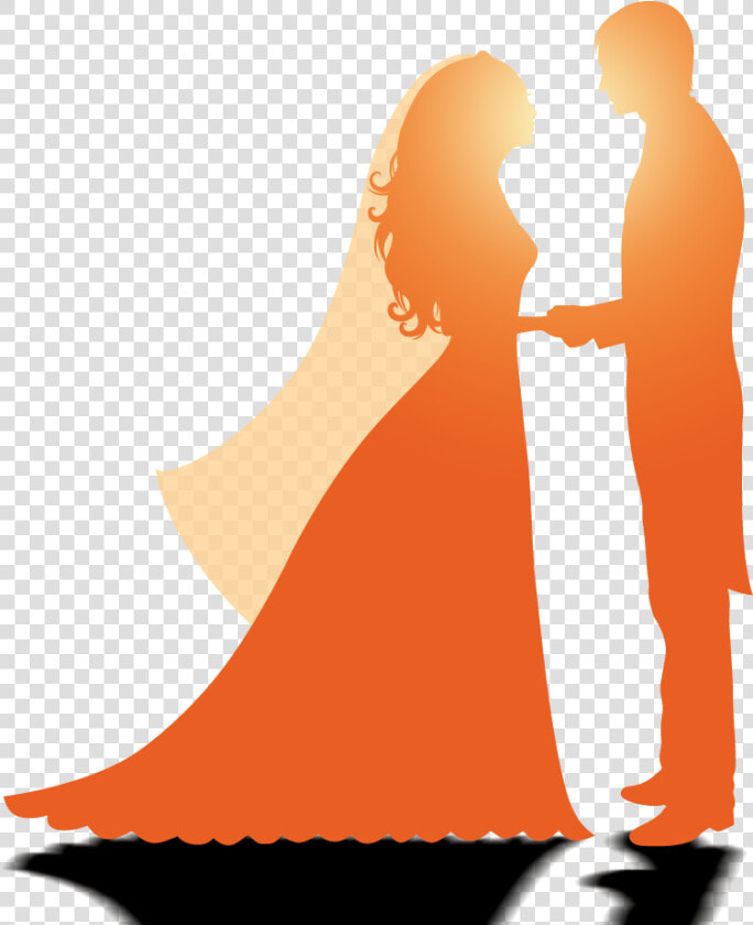 Wedding Marriage Silhouette   Wedding Couple Logo Design  HD Png DownloadTransparent PNG