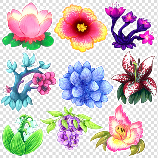 Plant Frames Illustrations Hd   Drawings Of Flowers Aesthetic  HD Png DownloadTransparent PNG