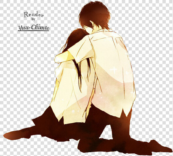 Sad Transparent Anime Couple   Sad Love Cartoon Png  Png DownloadTransparent PNG