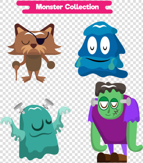 Cute Monsters Character And   มอน ส เตอร์ ตัว การ์ตูน  HD Png DownloadTransparent PNG