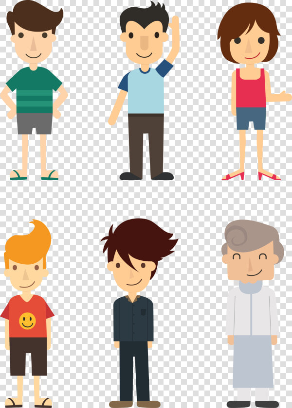 Cartoon Flat Design Illustration   People Flat Design Png  Transparent PngTransparent PNG