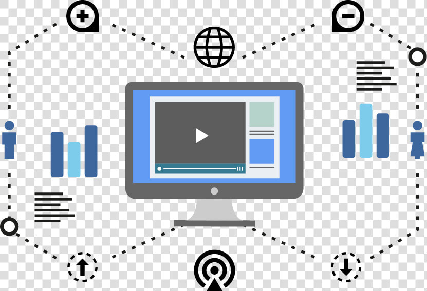 Computer Network computer Monitor   Digital Marketing Images Hd No Background  HD Png DownloadTransparent PNG