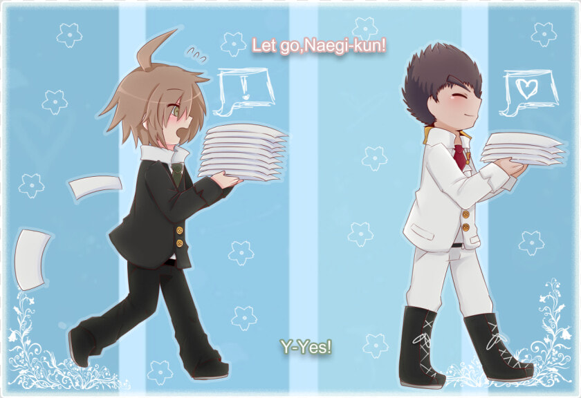Danganronpa 1 Au Prime Minister Kiyotaka Makoto Naegi i   Kiyotaka Ishimaru X Makoto Naegi  HD Png DownloadTransparent PNG