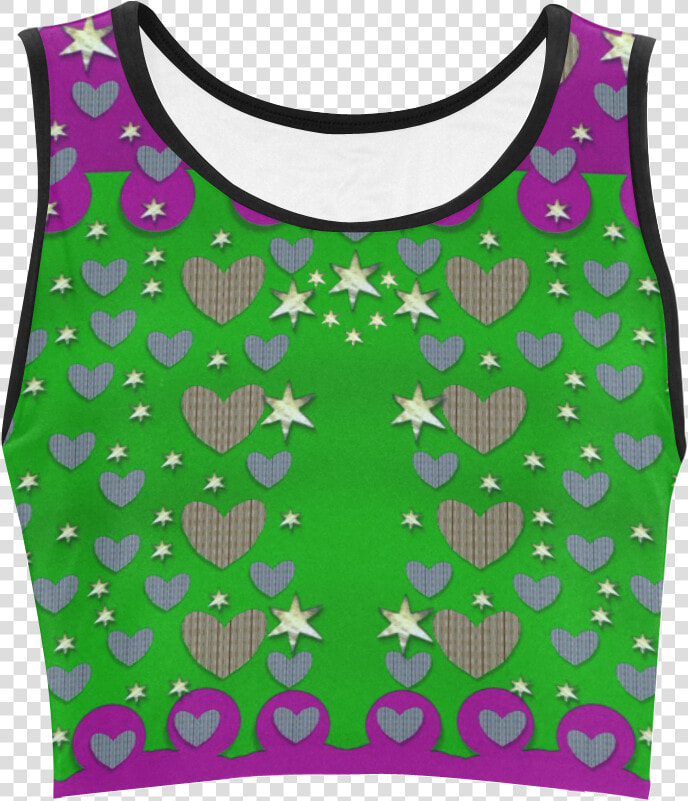 The Brightest Sparkling Stars Is Love Women S Crop   Active Tank  HD Png DownloadTransparent PNG