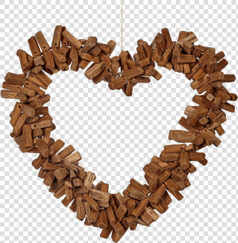 Driftwood Heart Wreath 14   Heart  HD Png DownloadTransparent PNG