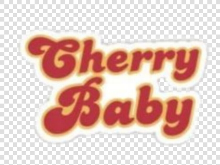  cherry  cherrybaby  retro  vintage  aesthetic  vsco   Label  HD Png DownloadTransparent PNG