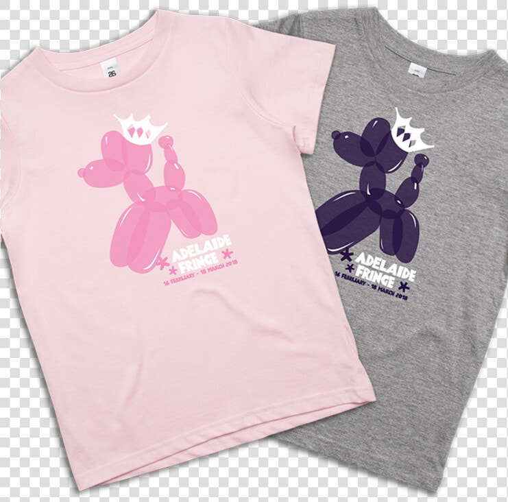 Kids Balloon Dog T shirt Pink   Adelaide Fringe Festival  HD Png DownloadTransparent PNG