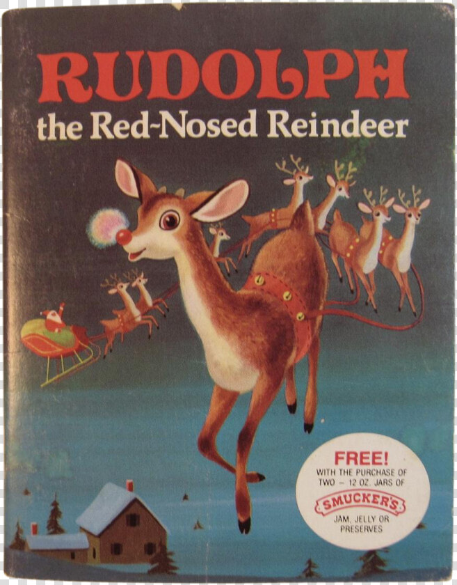 Little Golden Books Rudolph The Red Nosed Reindeer  HD Png DownloadTransparent PNG