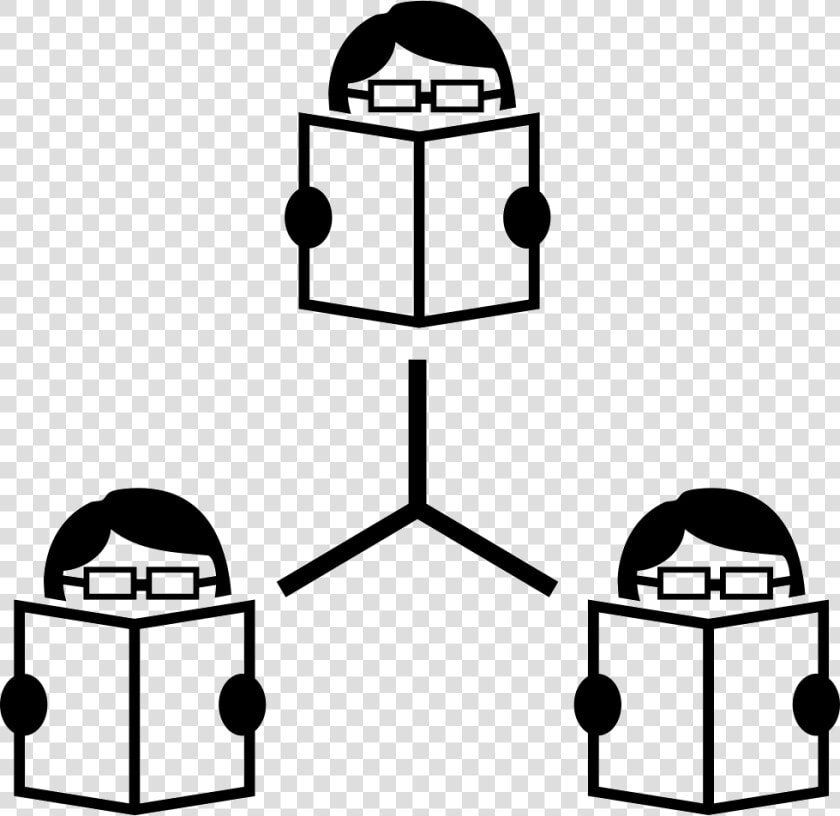 Connected Students Reading Books  HD Png DownloadTransparent PNG