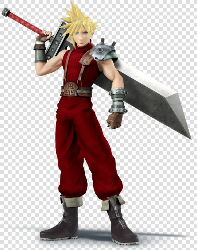 Super Smash Bros 3ds Cloud  Hd Png Download   Smash Bros Cloud Final Fantasy  Transparent PngTransparent PNG