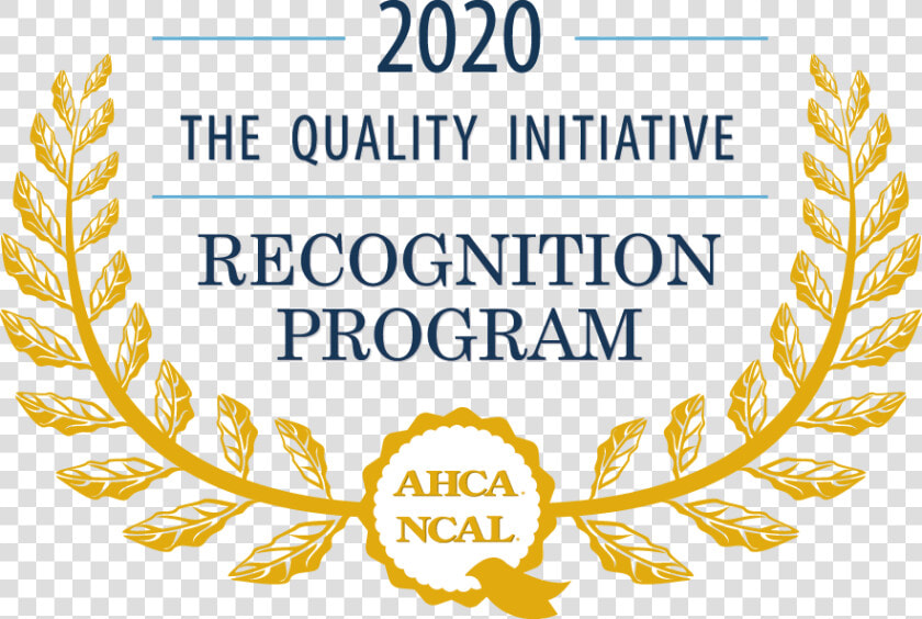 2020 Ahca Award   Quality Initiative Recognition Program  HD Png DownloadTransparent PNG