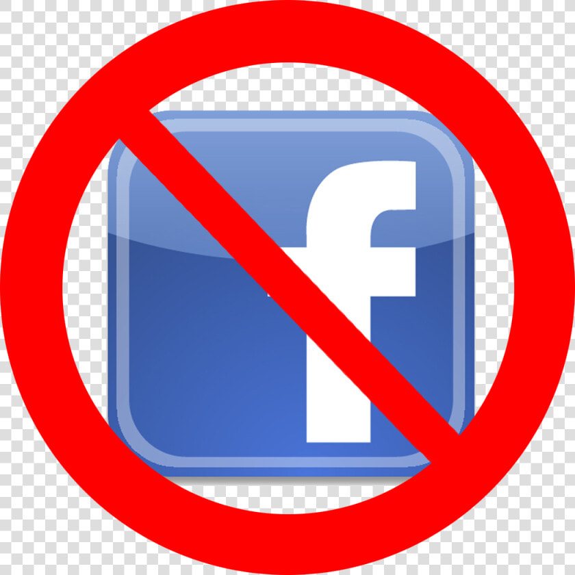Facebook Clipart Sign   No Facebook Icon Png  Transparent PngTransparent PNG