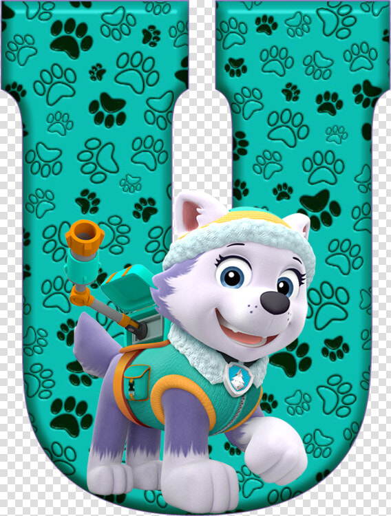 Alfabeto De Everest De Paw Patrol   Letras De Paw Patrol Everest  HD Png DownloadTransparent PNG