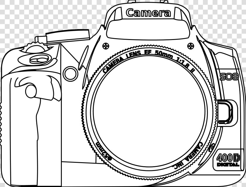 Transparent Camera Silhouette Png   Dslr Camera Png White  Png DownloadTransparent PNG