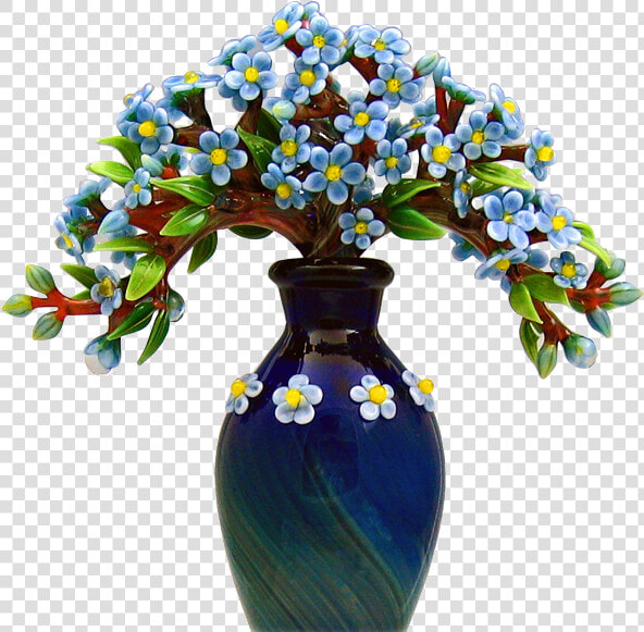 Forget Me Not Flowers Vase  HD Png DownloadTransparent PNG