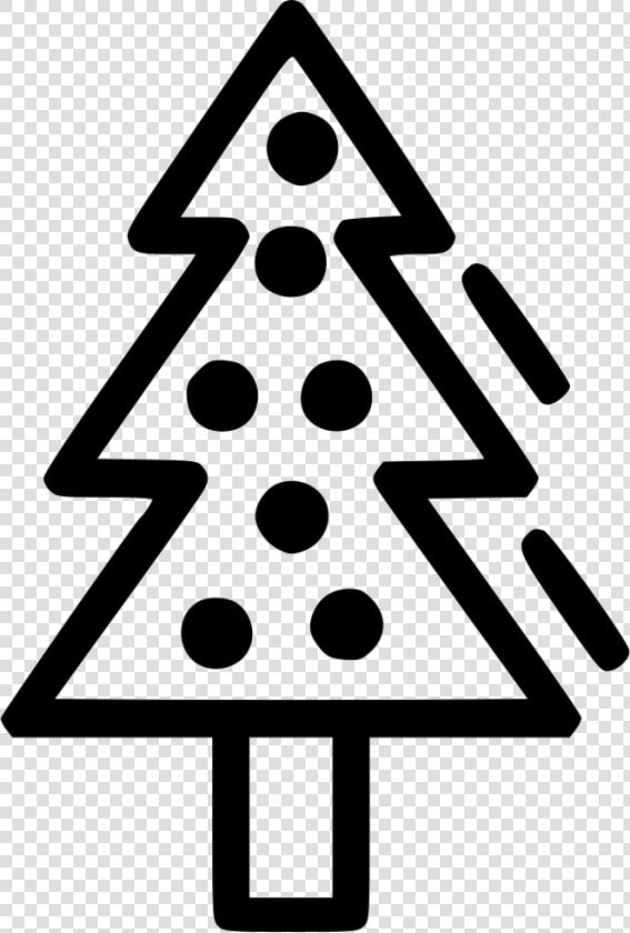 Christmas Tree Fir Newyear Holiday Star Comments   Simple Christmas Tree Outline Clipart  HD Png DownloadTransparent PNG