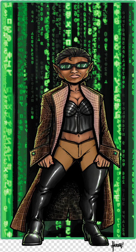 Halfling Matrix Minx   Cartoon  HD Png DownloadTransparent PNG