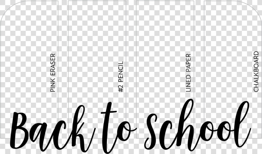 Back To School Handmade Watercolor Set By Rachel Beth   Calligraphy  HD Png DownloadTransparent PNG