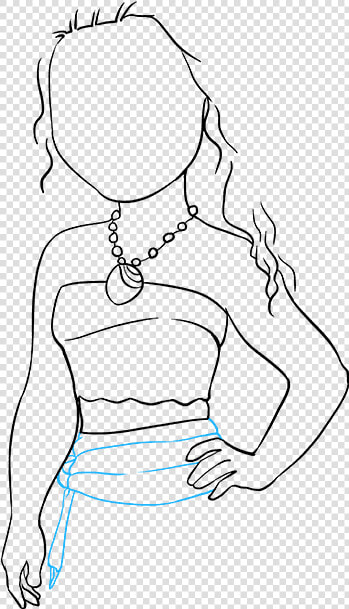 How To Draw Moana   Draw Moana Step By Step  HD Png DownloadTransparent PNG