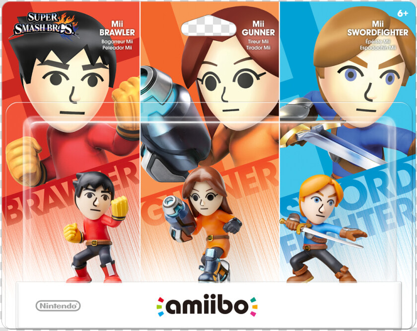 Super Smash Bros Mii Amiibos  HD Png DownloadTransparent PNG