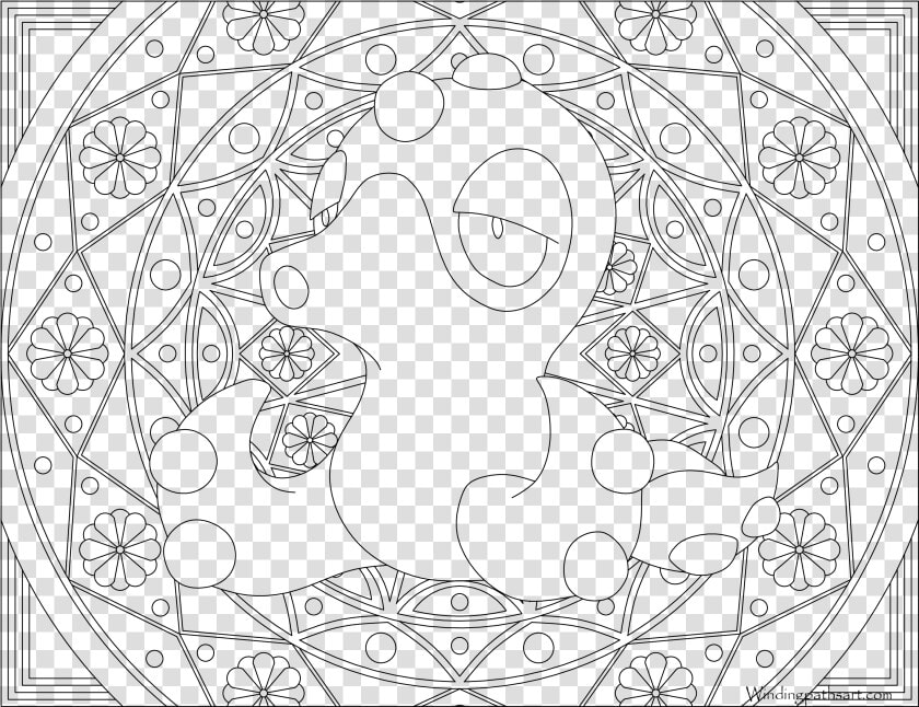 Pokemon Dragonair Coloring Page  HD Png DownloadTransparent PNG