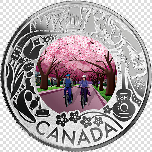 Royal Canadian Mint Cherry Blossom  HD Png DownloadTransparent PNG
