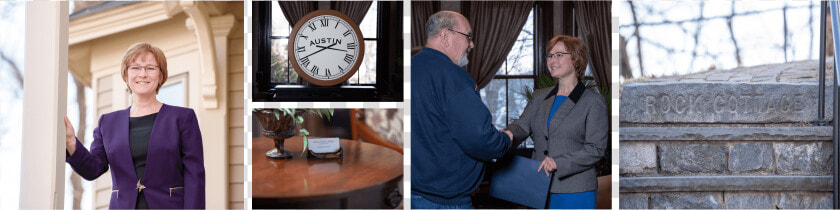 Sandra Austin Standing In Her Office  Standing Outside   Wall Clock  HD Png DownloadTransparent PNG