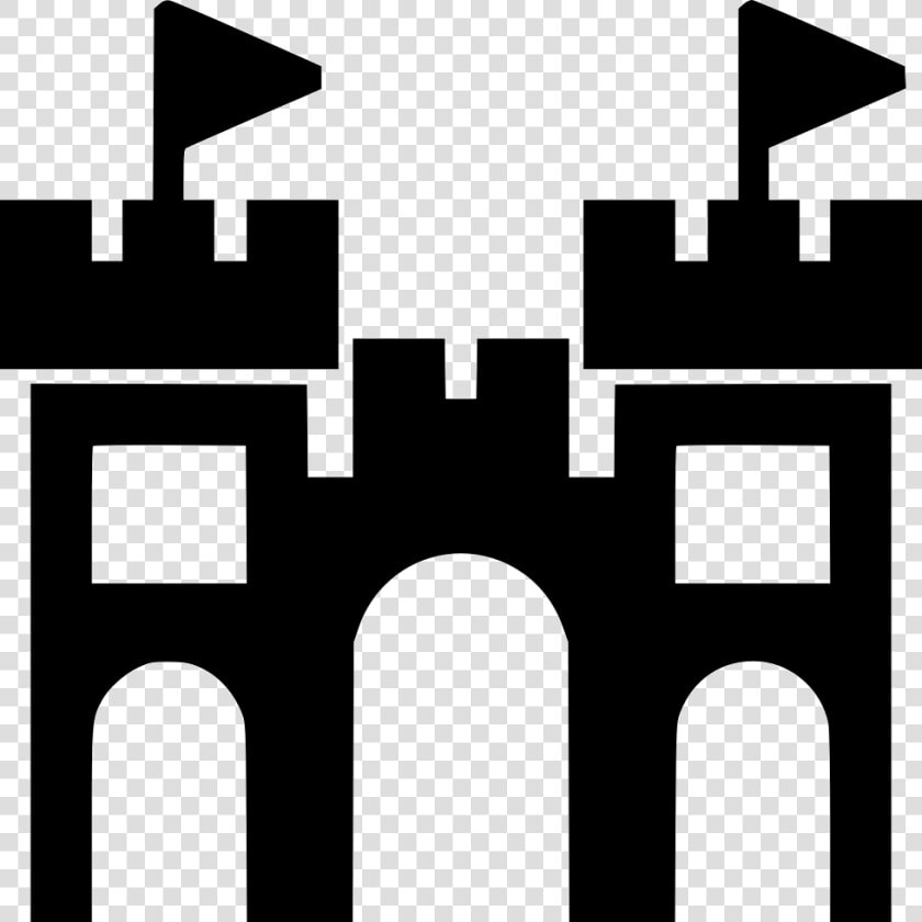 Childhood In Medieval England Computer Icons Encapsulated   Free Black Sand Castle Icon Transparent Background  HD Png DownloadTransparent PNG