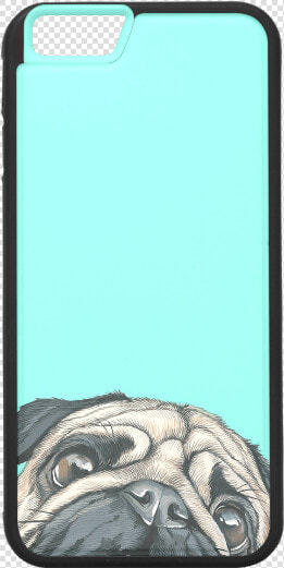 Funny Pug Dog Face Rubber Case For Iphone 6 6s   Mobile Phone Case  HD Png DownloadTransparent PNG