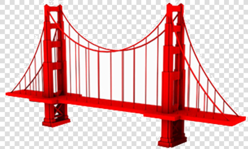 Elevated Medium Golden Gate Bridge   Png Download   Suspension Bridge  Transparent PngTransparent PNG
