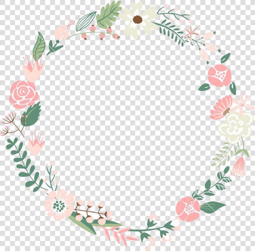 Picture Flower Frame Wreath Floral Transparent Clipart   Floral Frame  HD Png DownloadTransparent PNG