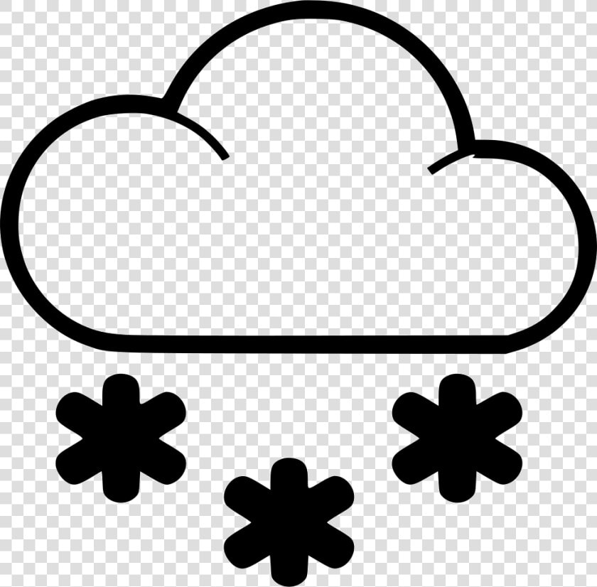 Cloud Snow   Cloud Snow Svg Icon  HD Png DownloadTransparent PNG