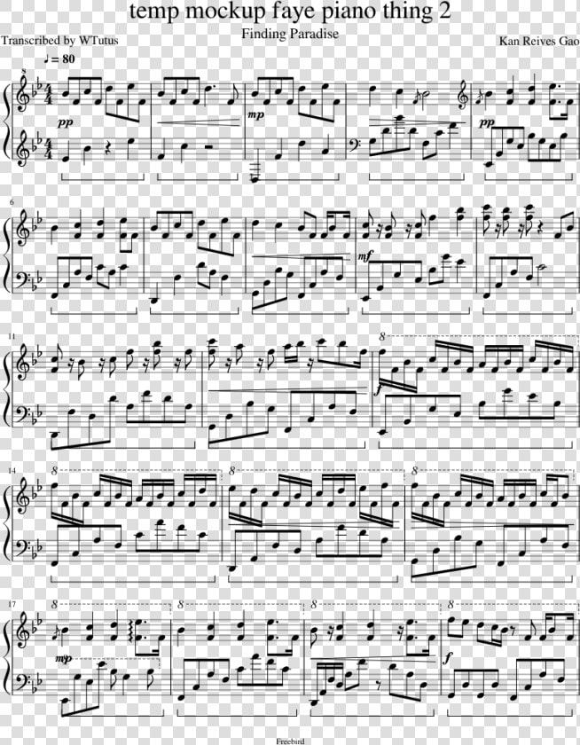 River Flows In You Sheet Music  HD Png DownloadTransparent PNG