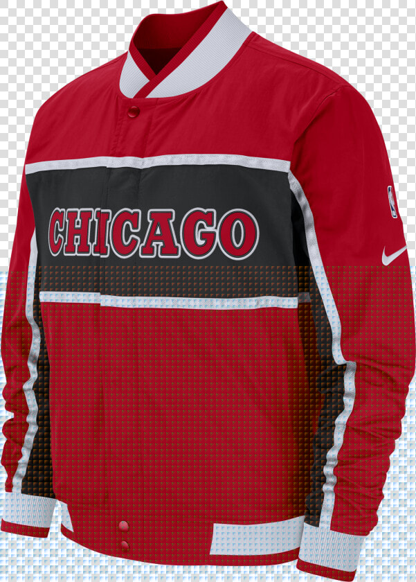 Nike Nba Chicago Bulls Courtside Icon Jacket   Nike Chicago Bulls Bomber Jacket  HD Png DownloadTransparent PNG