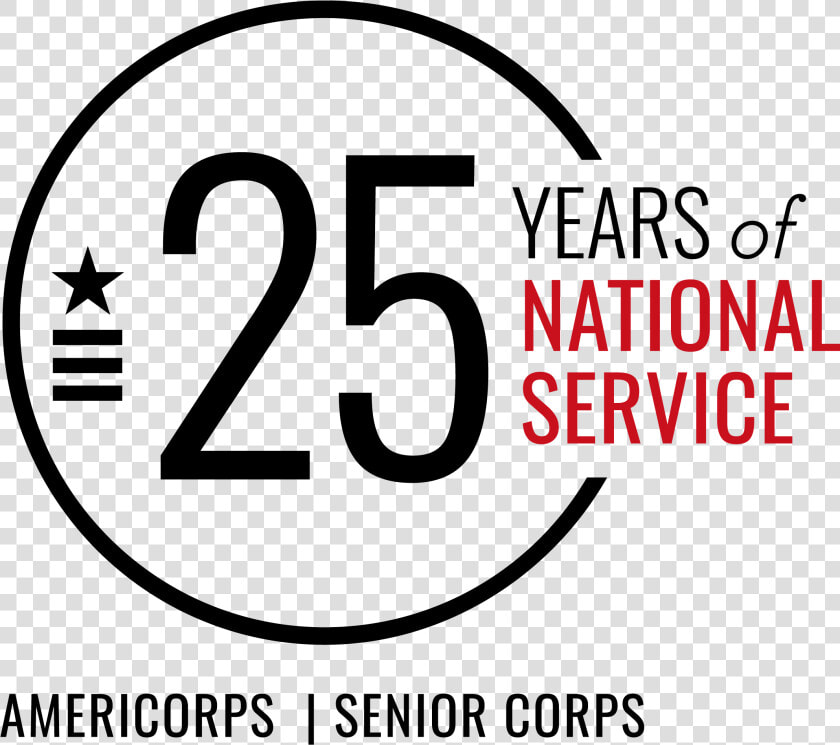 Americorps 25 Years Logo  HD Png DownloadTransparent PNG