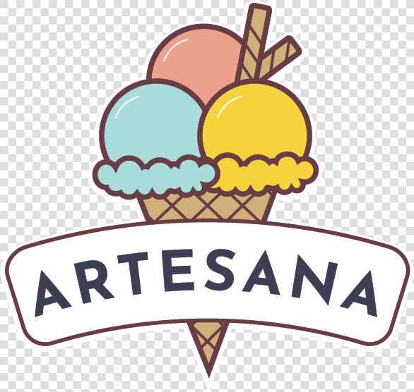 Artesana Ice Cream Logo No Circle   Circle Ice Cream Logo  HD Png DownloadTransparent PNG