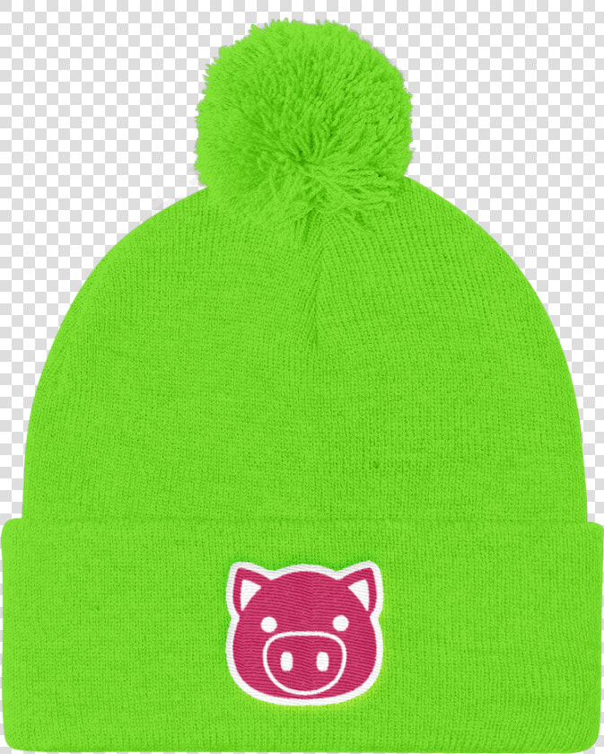Emoji Pig Beanie Swish Embassy   Knit Cap  HD Png DownloadTransparent PNG