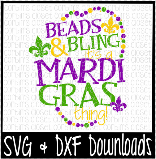 Free Beads And Bling Its A Mardi Gras Thing   Mardi   Svg Beads Mardi Gras  HD Png DownloadTransparent PNG